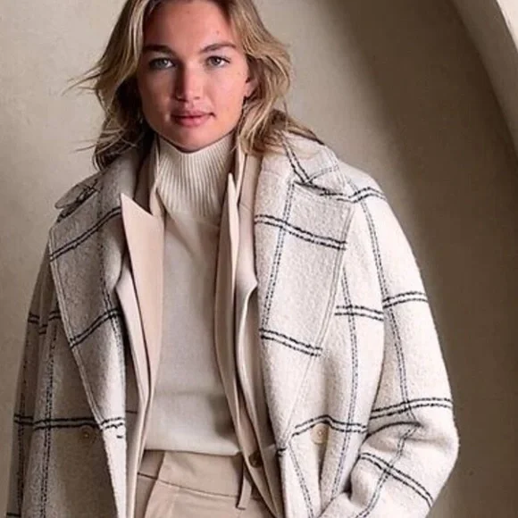 🩷NEW Wool Banana Republic Coat - Picture 2 of 8